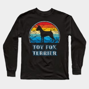 Toy Fox Terrier Vintage Design Dog Long Sleeve T-Shirt